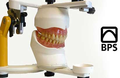 Image of BPS dentures in dental apparatus